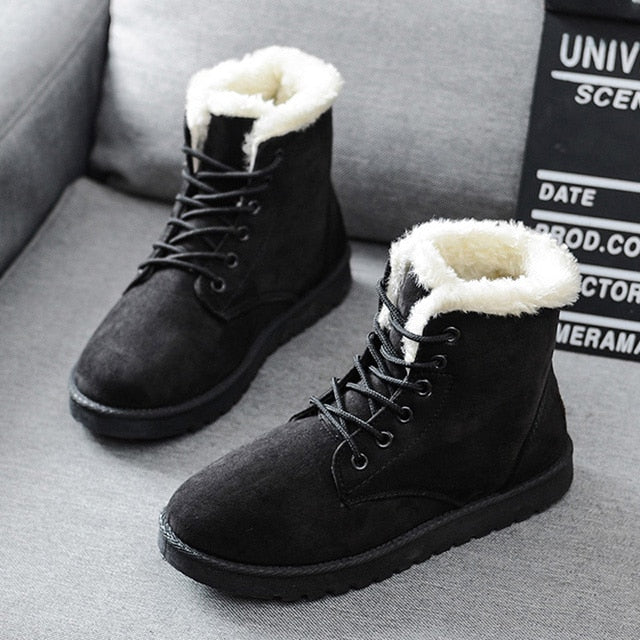 Snow Boots 2019 New Mid-Calf Boots Ladies